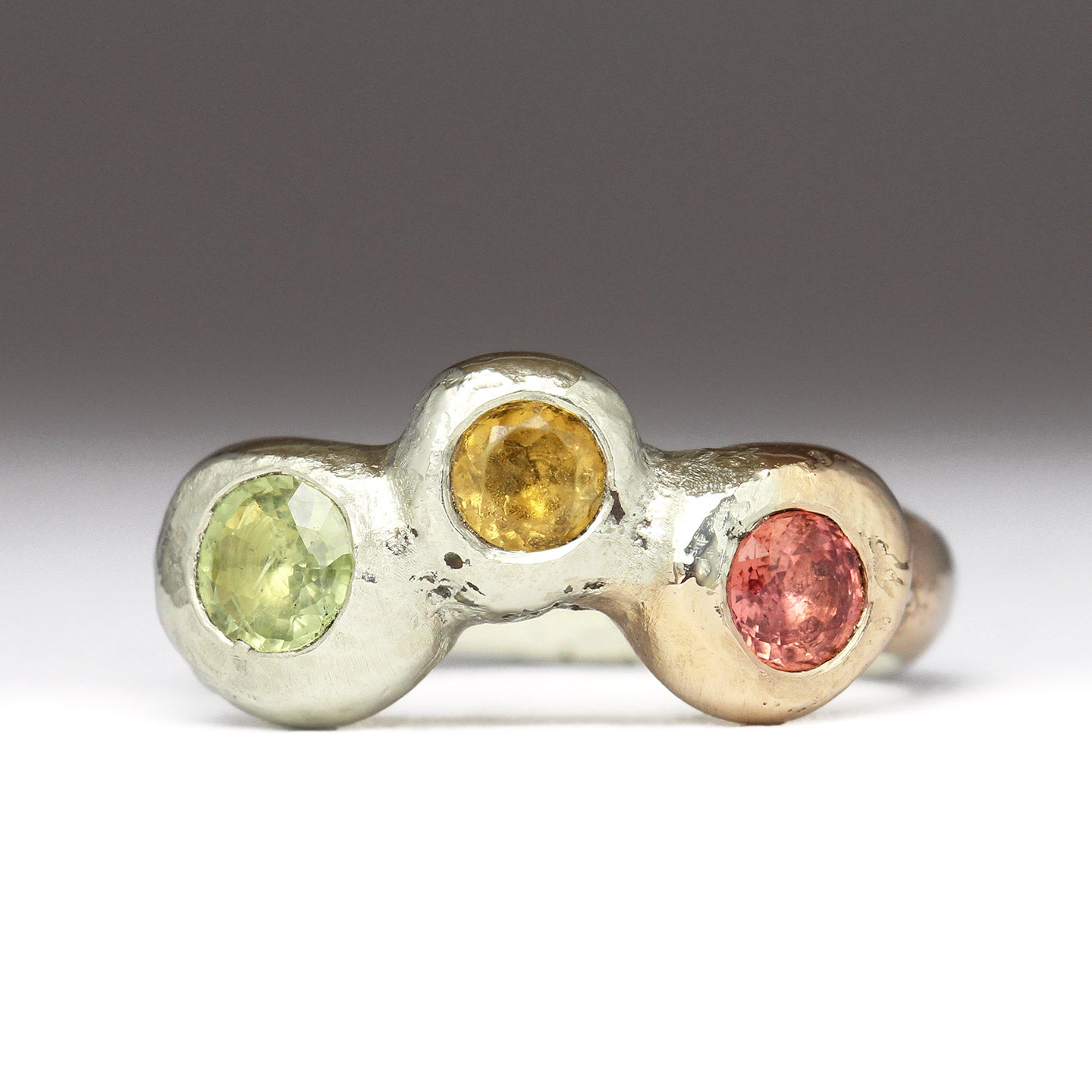 Colourful Sapphire Sea Treasure Ring - Size L1/2 – Justin Duance