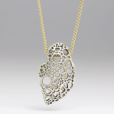 Silver Sea Foam Pendant