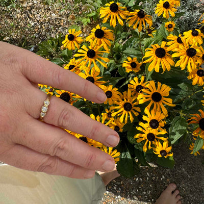 Jess & Ross' Story: Heirloom Engagement Ring Remodel