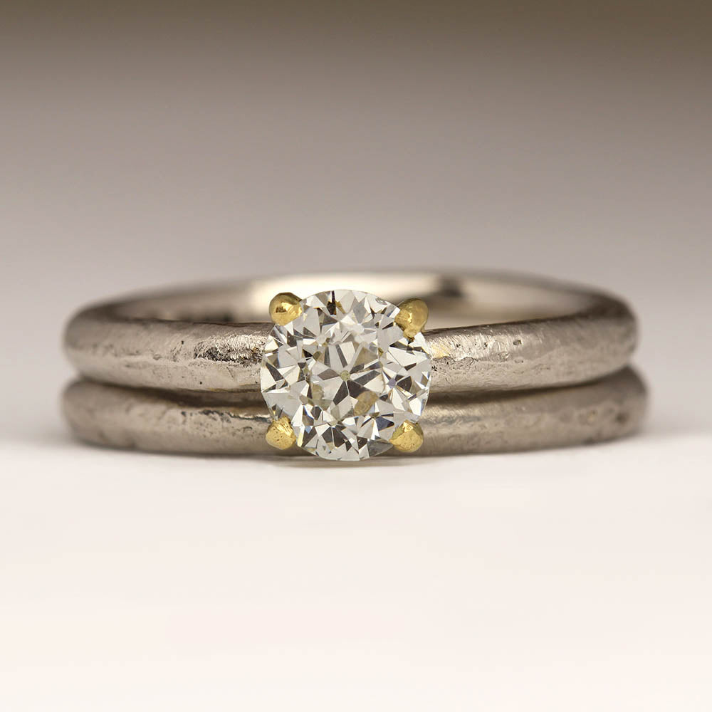 Sandcast Platinum Wedding and Engagement Rings – Justin Duance