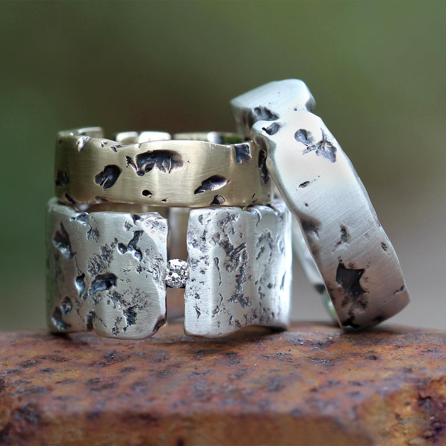 Rock wedding rings 60 photos - Astyledwedding.com